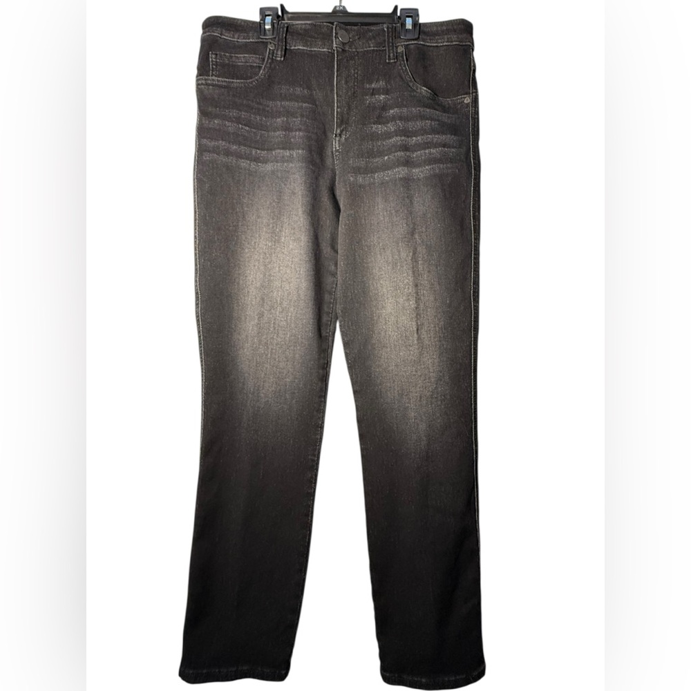 Kut From The Kloth High Rise Ankle‎ Slim Straight Leg Jeans